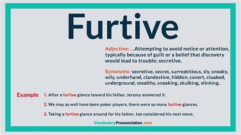 furtivement definition|synonym for furtive.